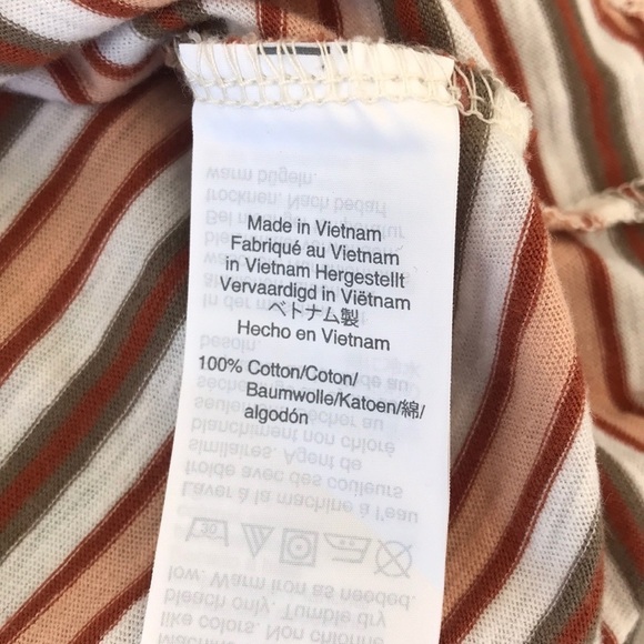 Madewell Whisper Cordoba Stripe Crewneck Short Sleeve Cotton T-Shirt - Picture 6 of 10